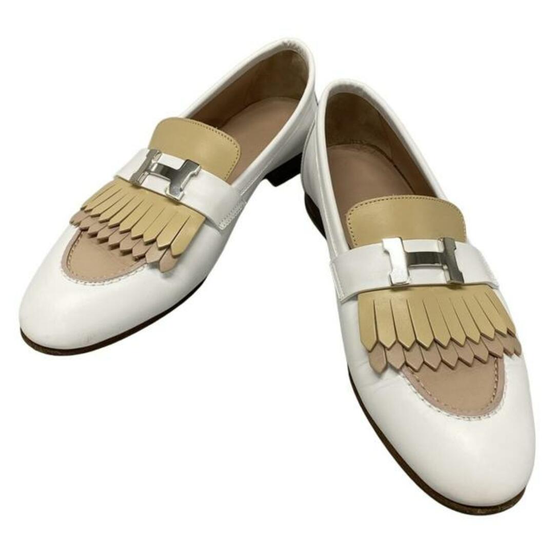 HERMES - HERMES(エルメス) ローファー 38 レディース コン HERMES - HERMES(エルメス) ローファー 38 レディース コン