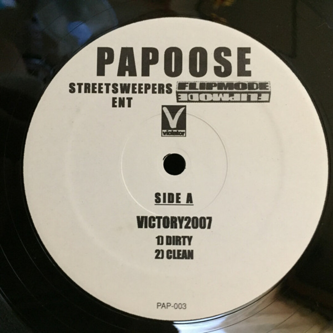 12" Papoose Victory 2007 PAP003 Streetweepers /00250 エンタメ/ホビーのエンタメ その他(その他)の商品写真