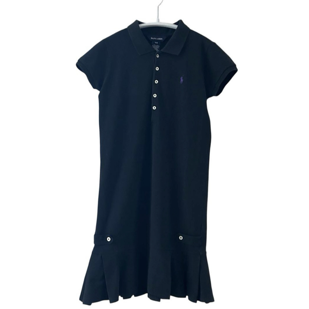 POLO RALPH LAUREN - ポロラルフローレン ワンピース 150 黒の POLO RALPH LAUREN - ポロラルフローレン ワンピース 150 黒の