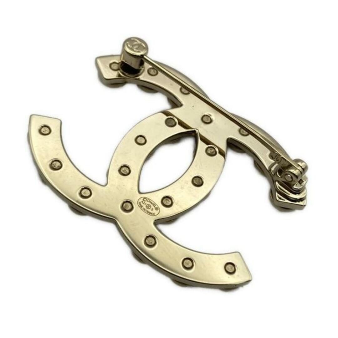 CHANEL - CHANEL(シャネル) ブローチ美品 ココマーク ゴールド CHANEL - CHANEL(シャネル) ブローチ美品 ココマーク ゴールド