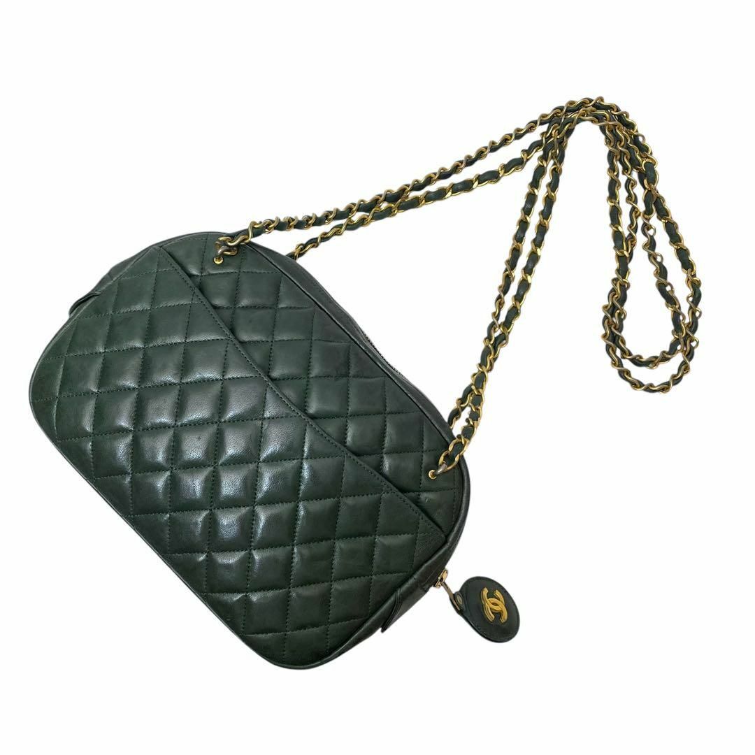 CHANEL - シャネル マトラッセ ラムスキン チェーン ショルダー CHANEL - シャネル マトラッセ ラムスキン チェーン ショルダー