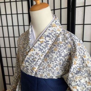 単衣着物6 ポリエステル身丈150(着物)