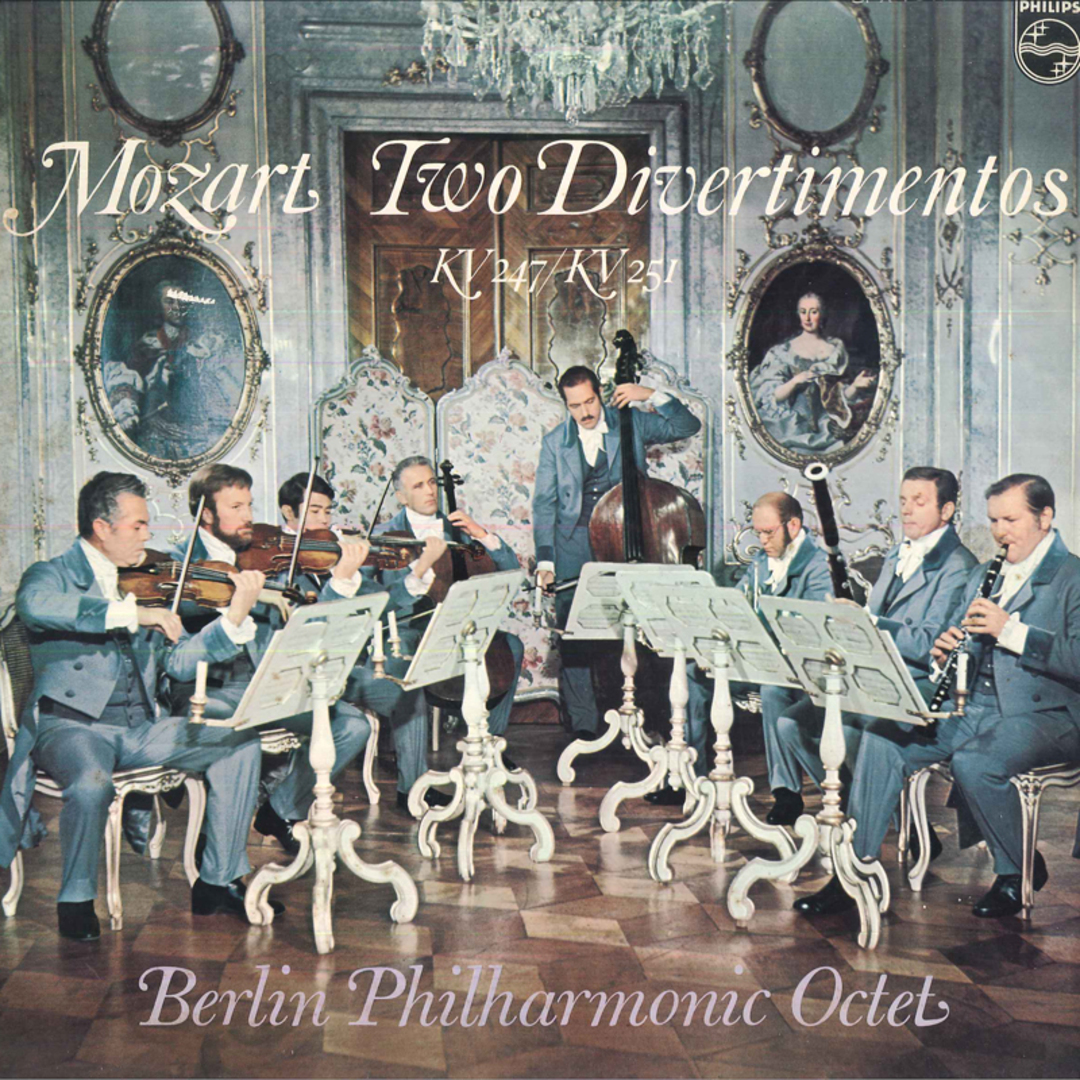 LP Berlin Philharmonic OCTET Mozart Two Divertimentos Kv247/Kv251 SFX7911 PHILIPS /00260 エンタメ/ホビーのエンタメ その他(その他)の商品写真