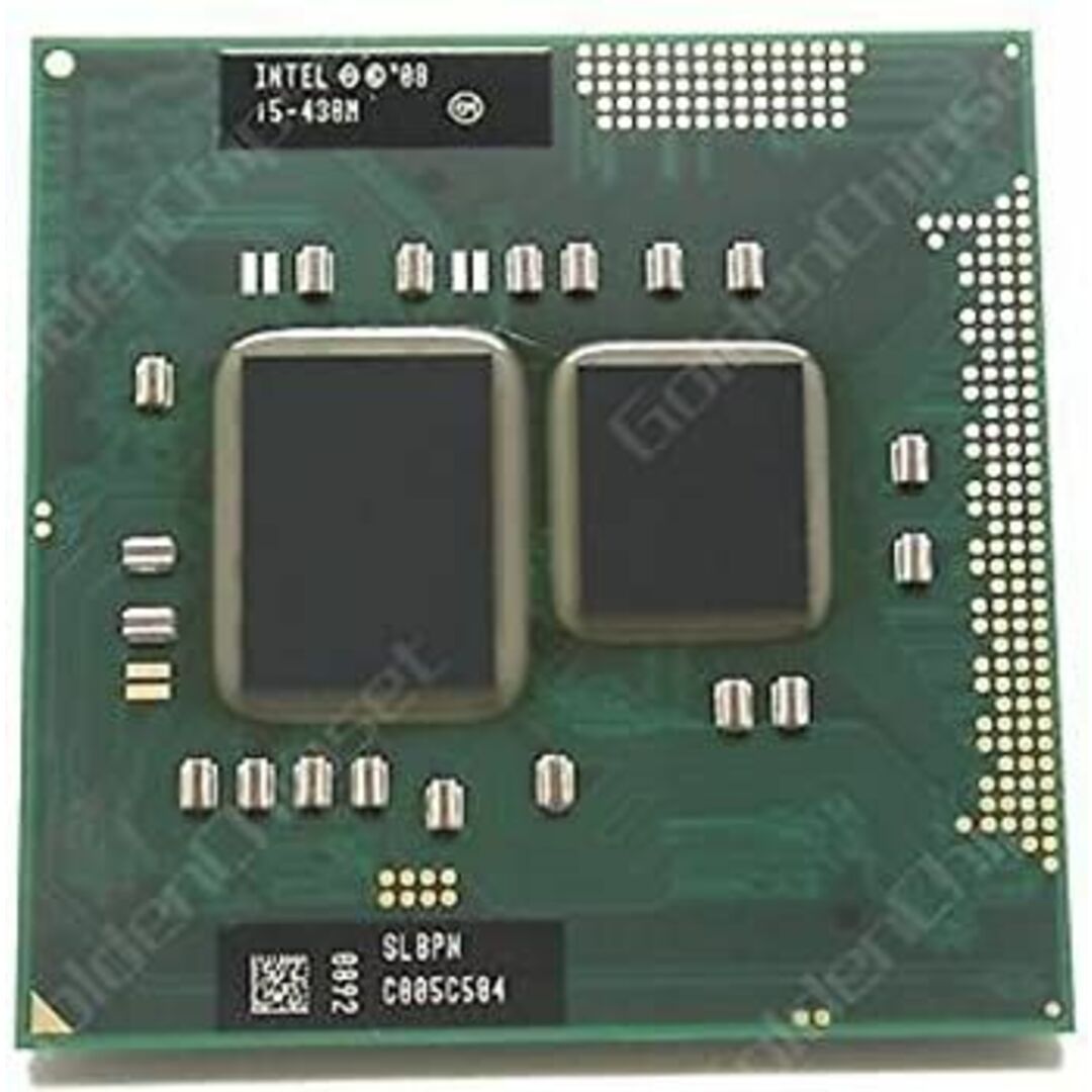 Intel インテル Core-i5 430M CPU (2.26GHz/TB2.53GHz/2Core/4T/3M/35W) SocketG1 - SLBPN スマホ/家電/カメラのPC/タブレット(PCパーツ)の商品写真