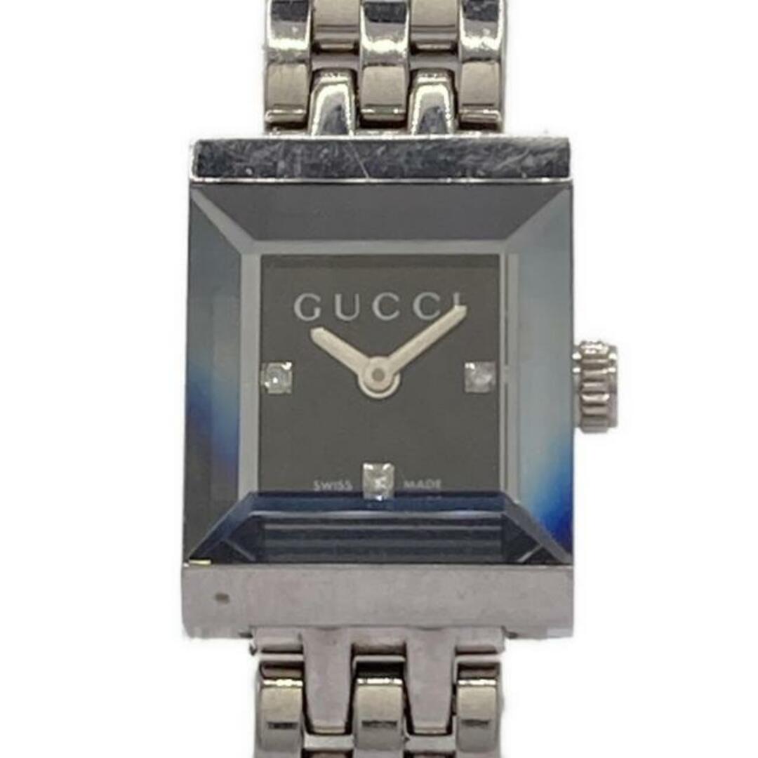 GUCCI - GUCCI(グッチ) 腕時計 - 128.5 レディース 3Pダイヤ GUCCI - GUCCI(グッチ) 腕時計 - 128.5 レディース 3Pダイヤ