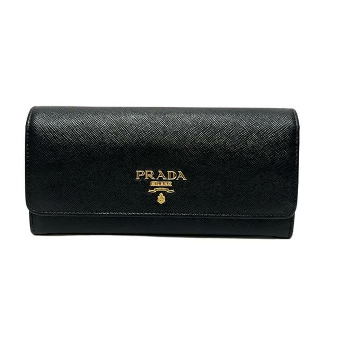 PRADA - PRADA(プラダ) 長財布 - ダークネイビー×ピンク レザー PRADA - PRADA(プラダ) 長財布 - ダークネイビー×ピンク レザー