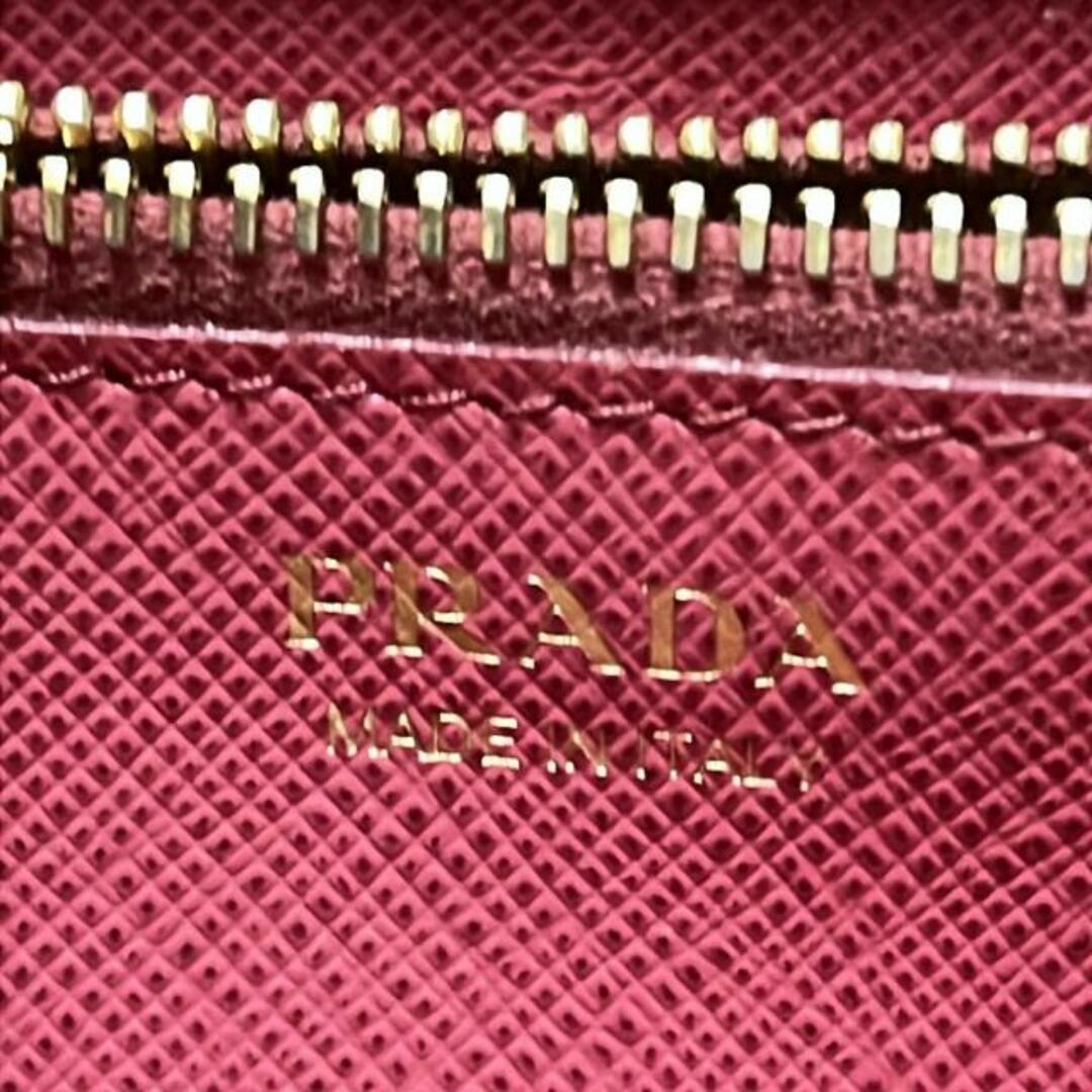 PRADA - PRADA(プラダ) 長財布 - ダークネイビー×ピンク レザー PRADA - PRADA(プラダ) 長財布 - ダークネイビー×ピンク レザー