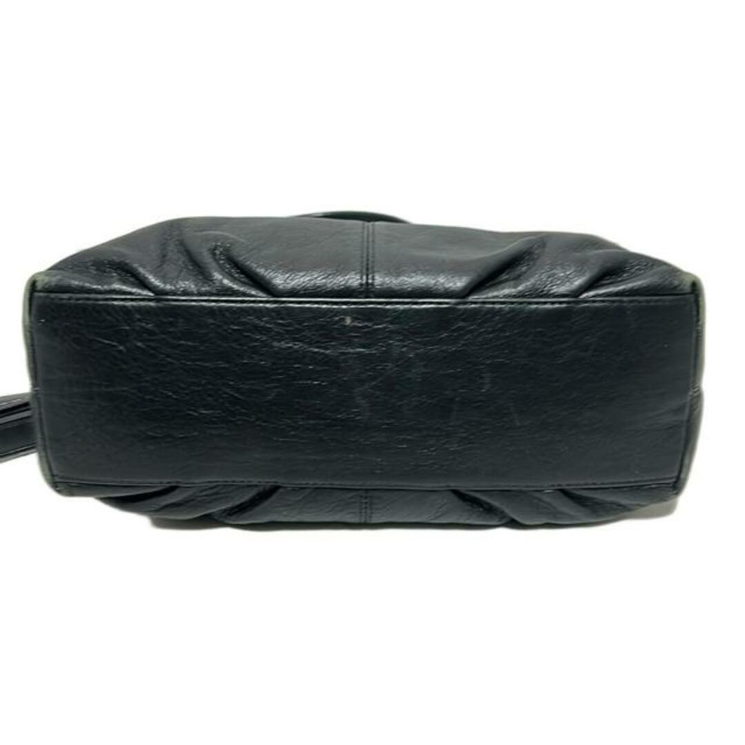 COACH - COACH(コーチ) ハンドバッグ - 黒 レザーの通販 by COACH - COACH(コーチ) ハンドバッグ - 黒 レザーの通販 by