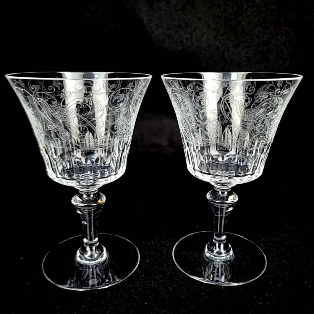 Baccarat - ◇美品◇バカラ パルメ ワイングラス 2客 ペア 箱 Baccarat - ◇美品◇バカラ パルメ ワイングラス 2客 ペア 箱