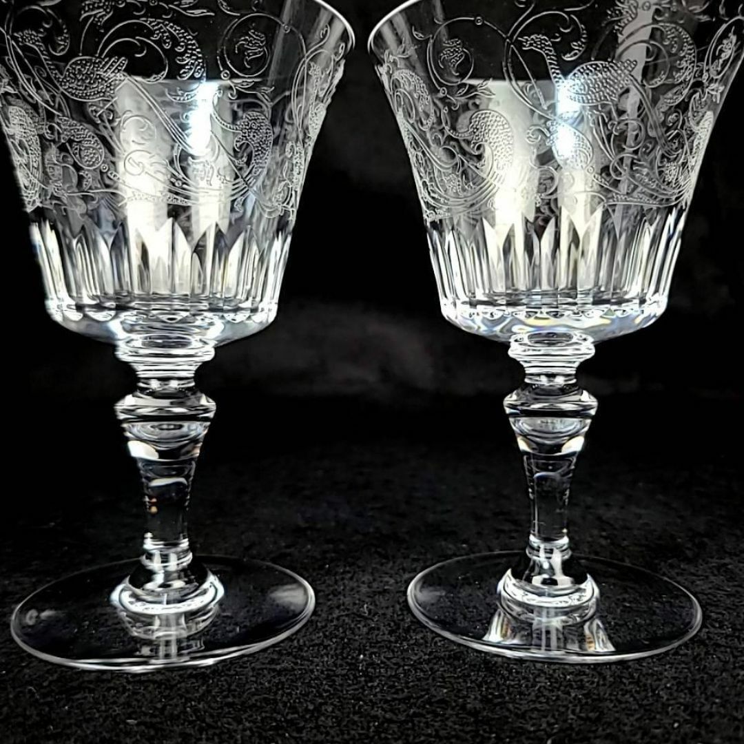Baccarat - ◇美品◇バカラ パルメ ワイングラス 2客 ペア 箱 Baccarat - ◇美品◇バカラ パルメ ワイングラス 2客 ペア 箱