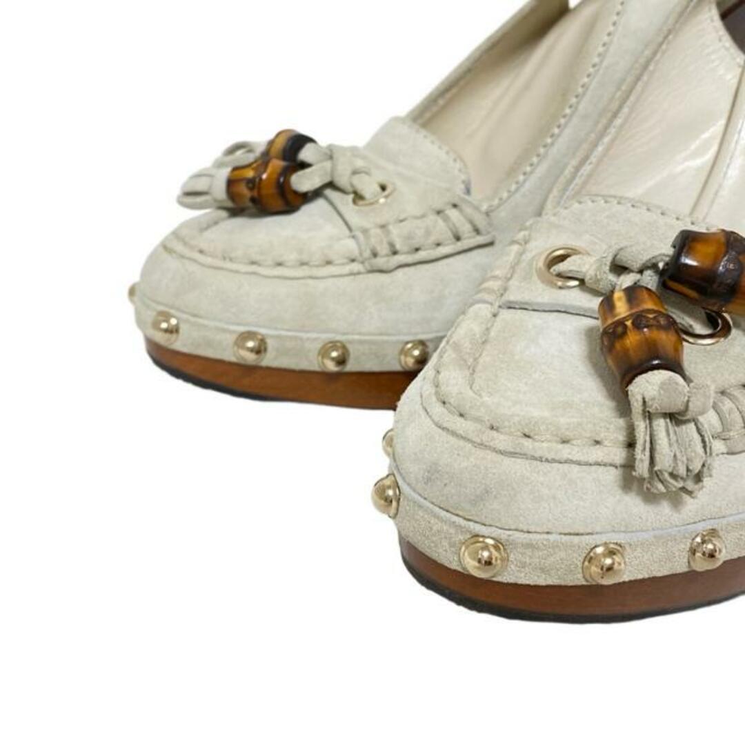 GUCCI - GUCCI(グッチ) サンダル 34 1/2 レディース - ライト GUCCI - GUCCI(グッチ) サンダル 34 1/2 レディース - ライト