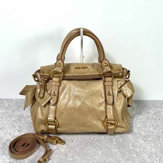 MIU MIU - miu miu ミュウミュウ ハンドバッグ 2way サイド MIU MIU - miu miu ミュウミュウ ハンドバッグ 2way サイド