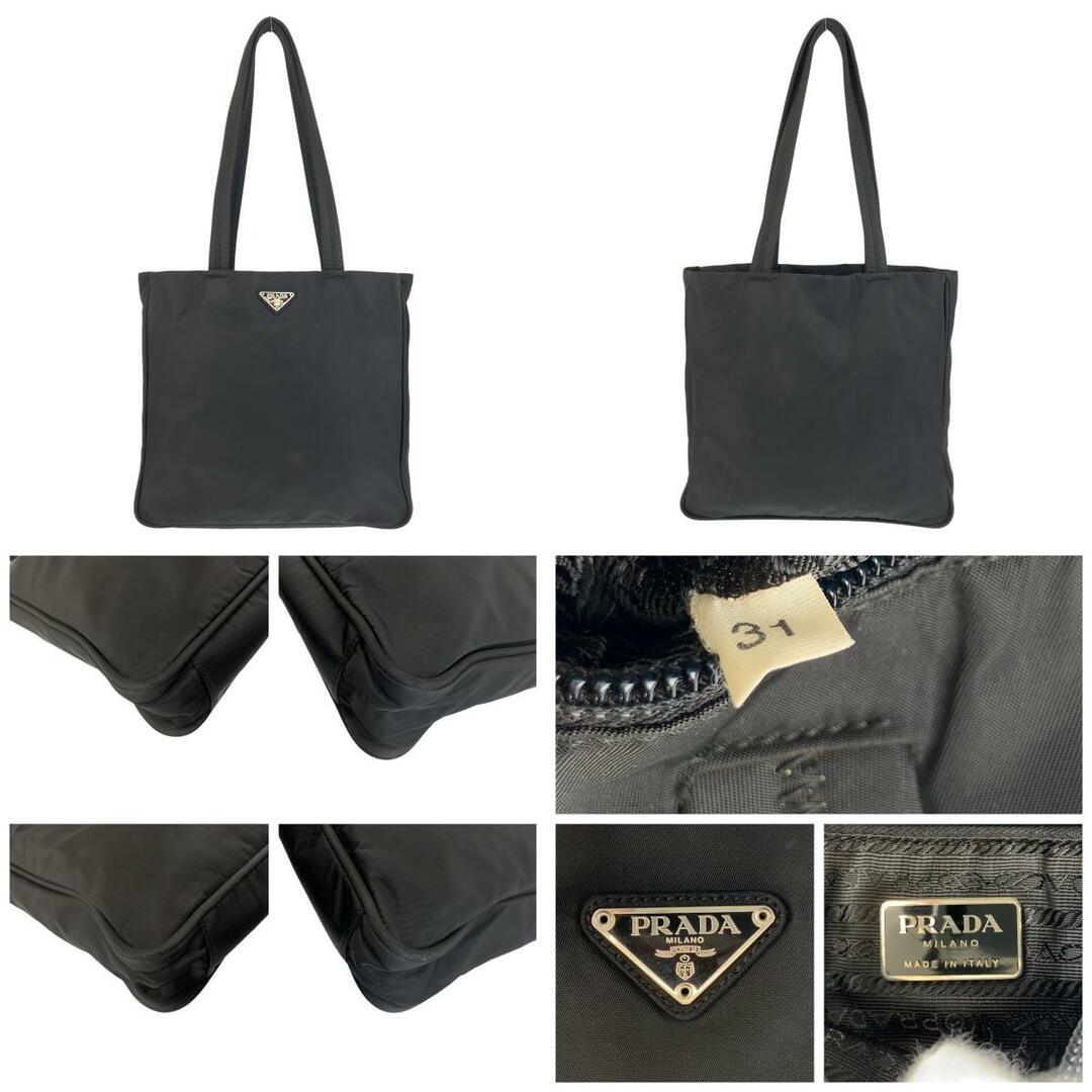 極美品】プラダ ハンド トートバッグ 三角ロゴ 肩掛け可 白タグ