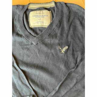 アメリカンイーグル(American Eagle)のアメリカンイーグルニット紺色(ニット/セーター)
