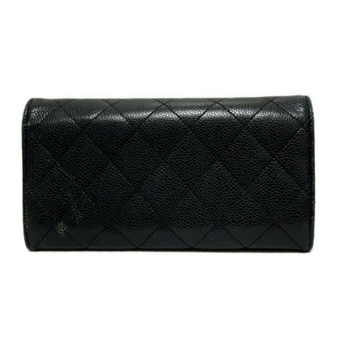 CHANEL - CHANEL(シャネル) 長財布 - 黒 ココマーク/ゴールド CHANEL - CHANEL(シャネル) 長財布 - 黒 ココマーク/ゴールド