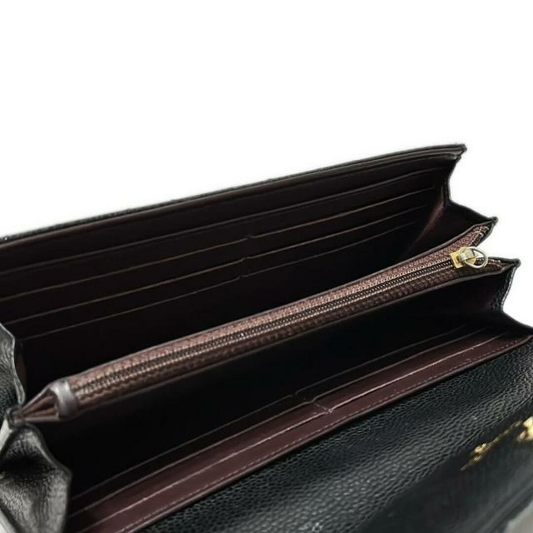 CHANEL - CHANEL(シャネル) 長財布 - 黒 ココマーク/ゴールド CHANEL - CHANEL(シャネル) 長財布 - 黒 ココマーク/ゴールド