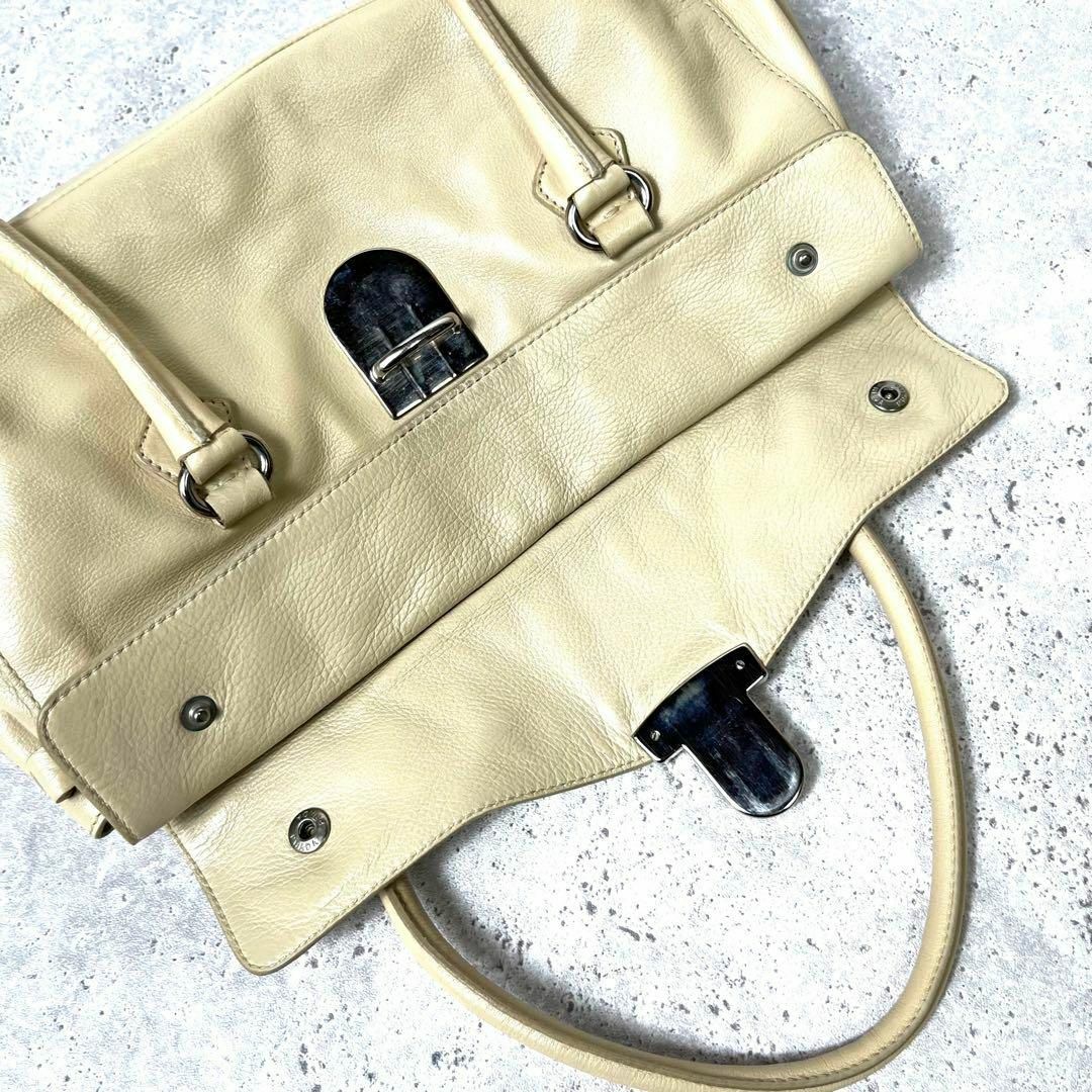 PRADA - 《極美品》PRADA プラダ トートバッグ 三角プレート PRADA - 《極美品》PRADA プラダ トートバッグ 三角プレート