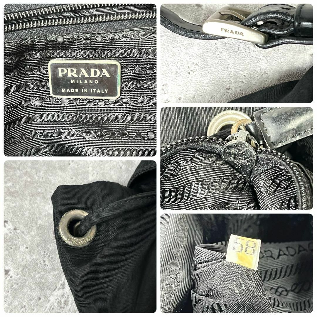 PRADA - 《美品》PRADA プラダ リュック 巾着 ベルト ナイロン PRADA - 《美品》PRADA プラダ リュック 巾着 ベルト ナイロン