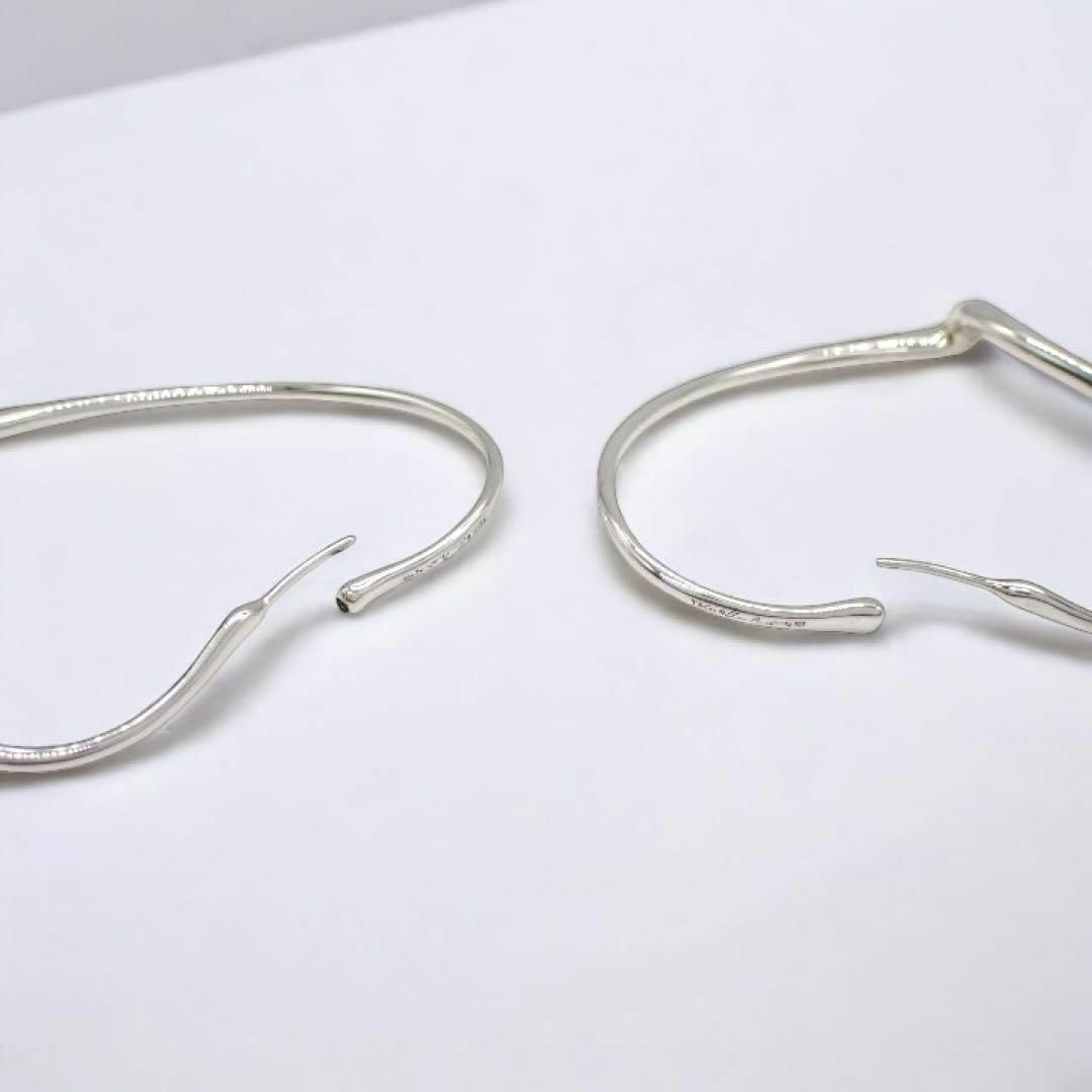 Tiffany & Co. - 箱 ティファニー オープンハート フープ ピアス Tiffany & Co. - 箱 ティファニー オープンハート フープ ピアス