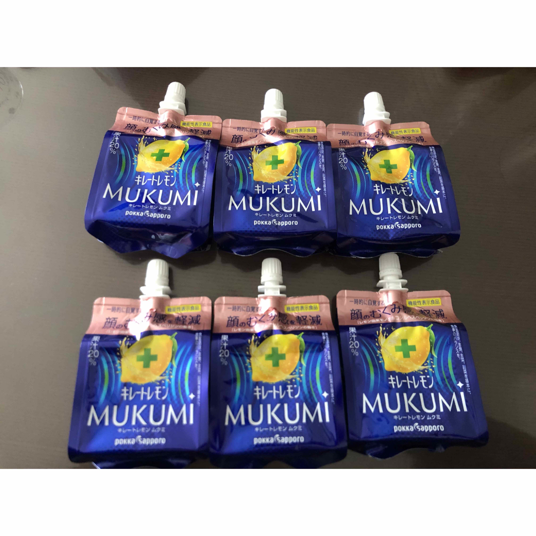 キレートレモンMUKUMIゼリー165g 6個 機能性表示食品の通販 by キレートレモンMUKUMIゼリー165g 6個 機能性表示食品の通販 by
