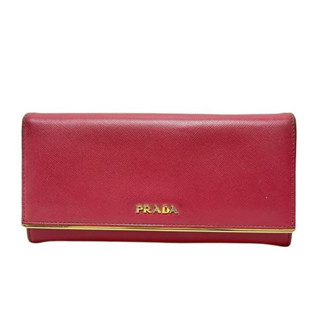 PRADA - PRADA(プラダ) 長財布 - ピンク レザーの通販 by ブラン PRADA - PRADA(プラダ) 長財布 - ピンク レザーの通販 by ブラン