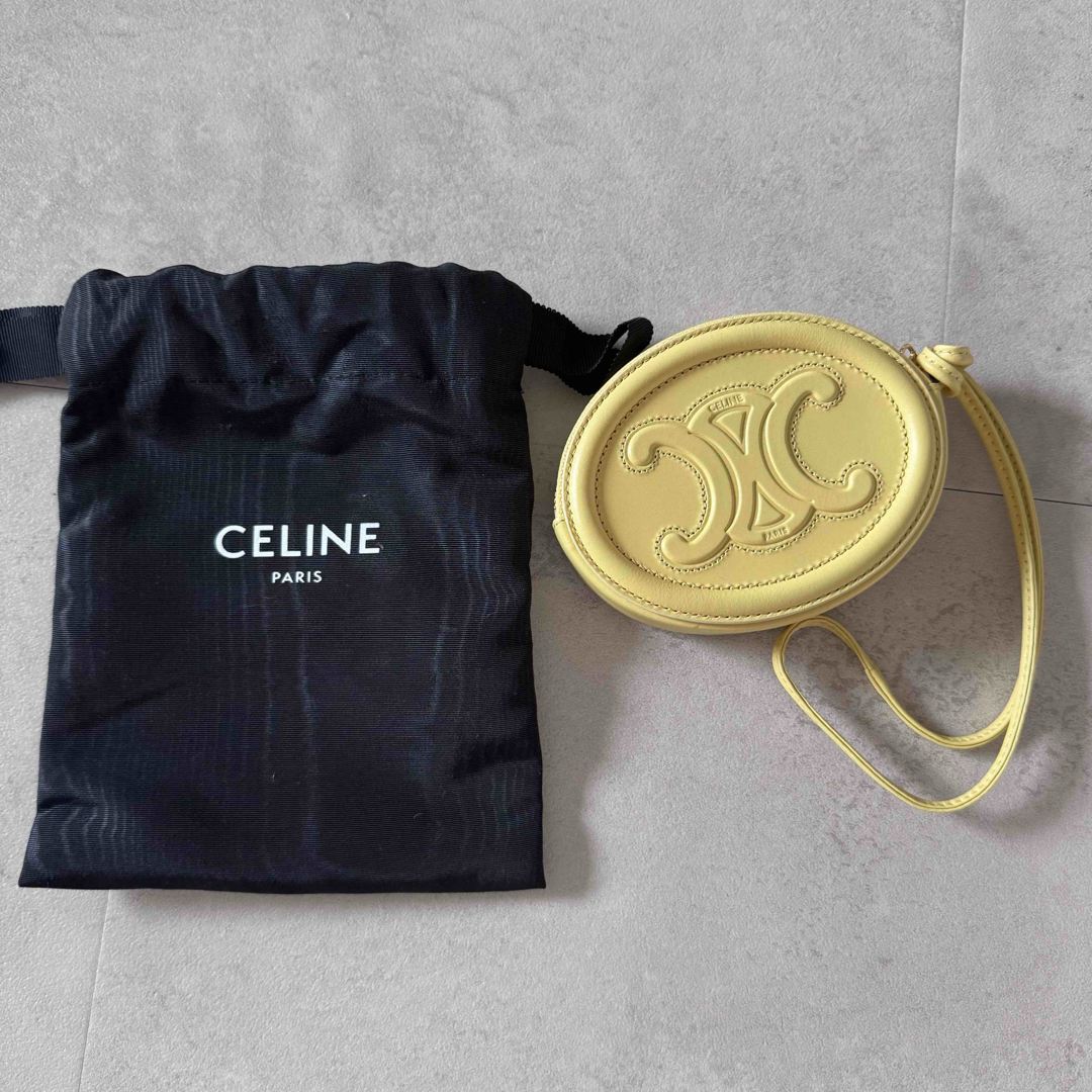 CELINE - CELINE セリーヌ トリオンフ コインケース ポーチの CELINE - CELINE セリーヌ トリオンフ コインケース ポーチの
