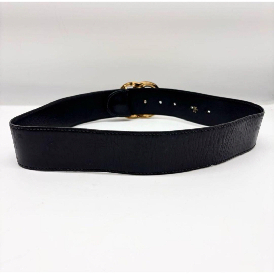 GUCCI - GUCCIグッチベルトインターロッキングデカロゴ ゴールド GUCCI - GUCCIグッチベルトインターロッキングデカロゴ ゴールド