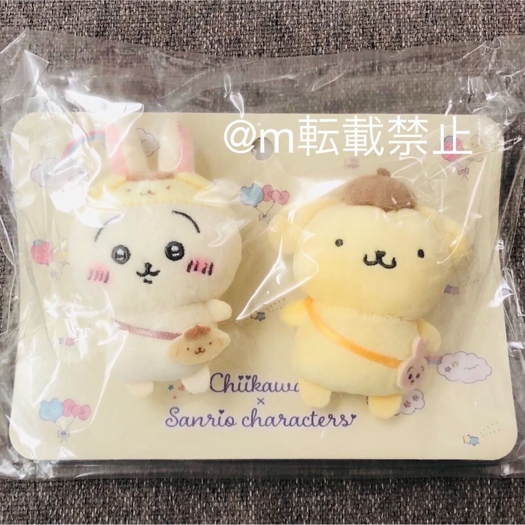 ちいかわ - ちいかわ サンリオ ブローチ うさぎ ポムポムプリン ちいかわ - ちいかわ サンリオ ブローチ うさぎ ポムポムプリン