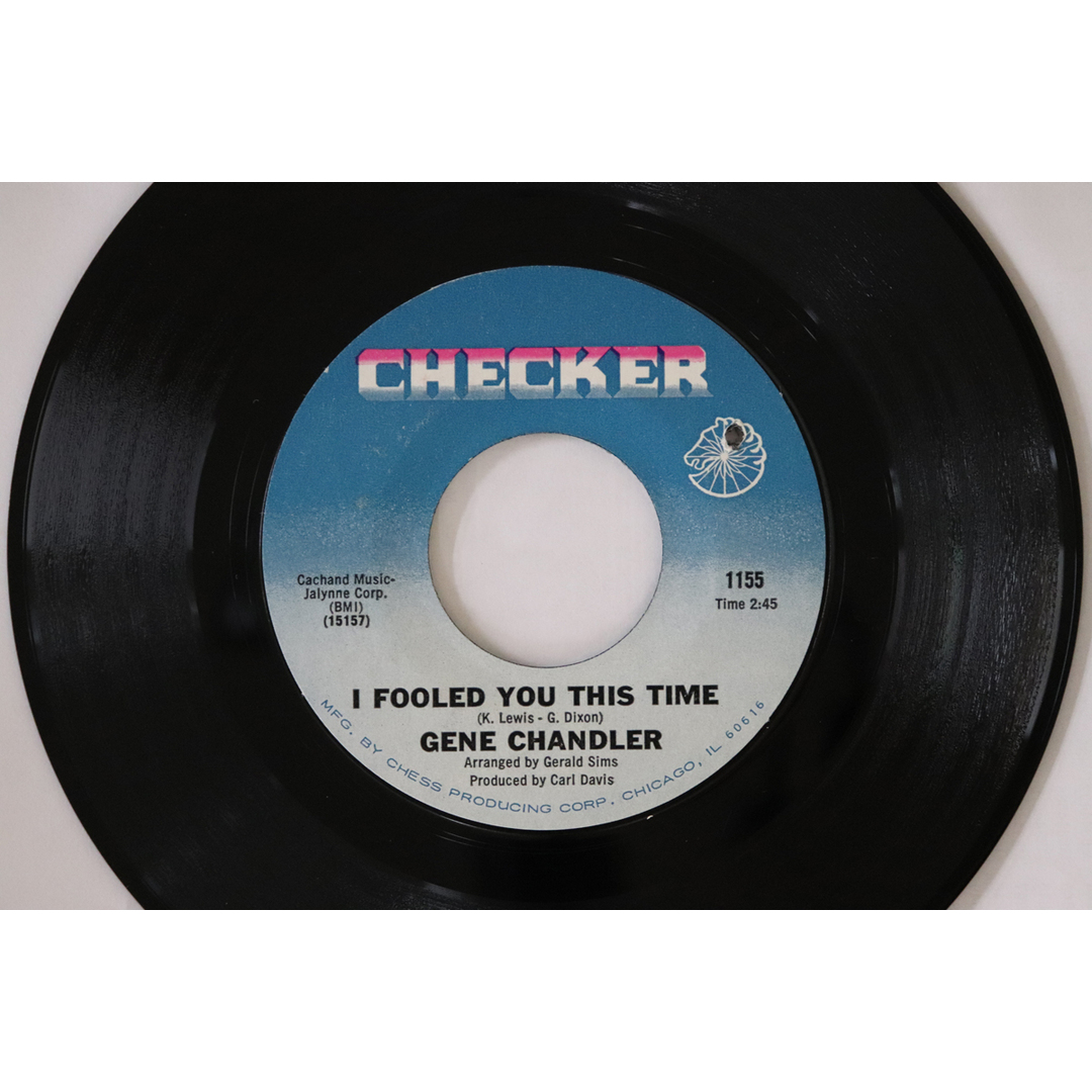 米7” Gene Chandler I Fooled You This Time / Such A Pretty Thing 1155 Checker /00080 エンタメ/ホビーのエンタメ その他(その他)の商品写真
