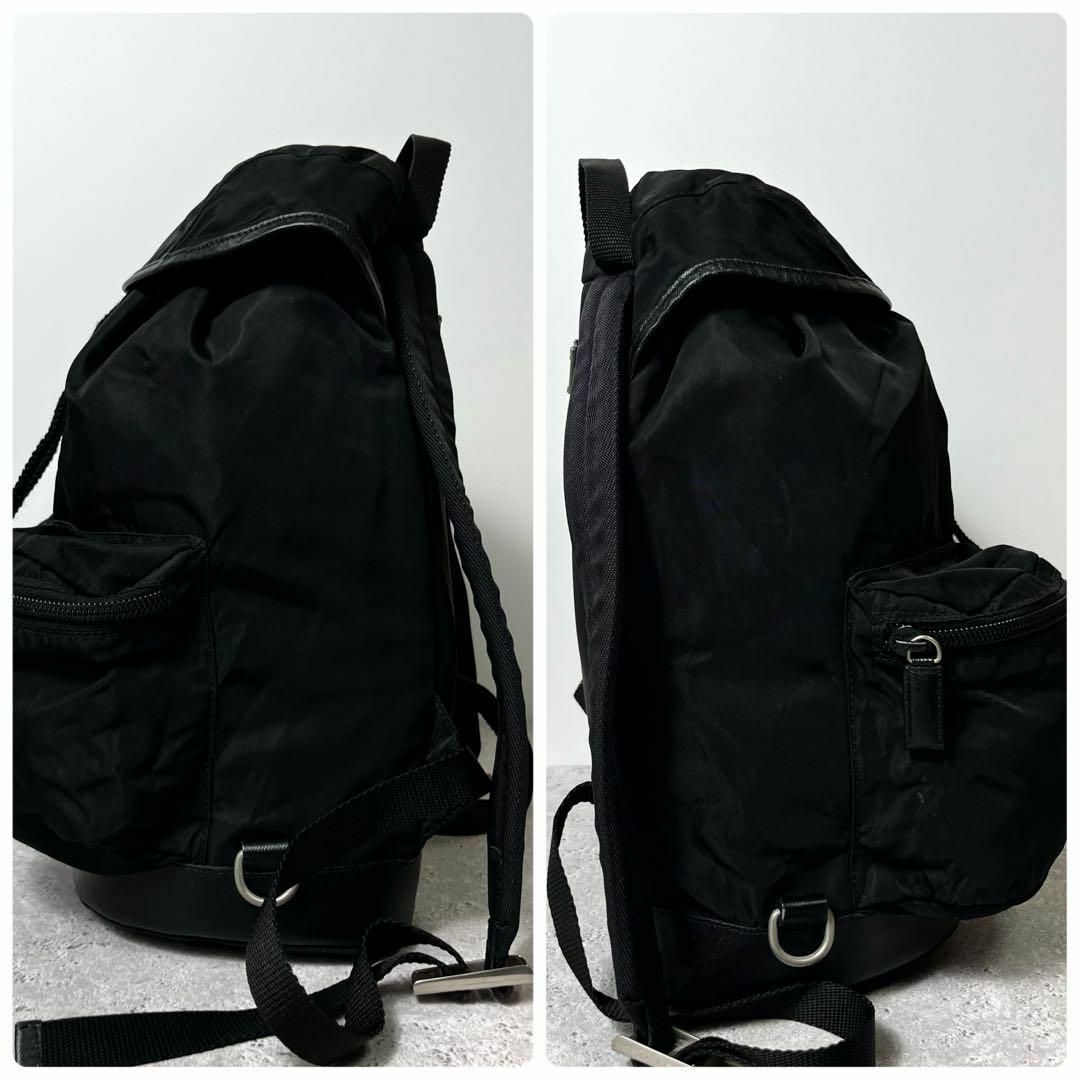 PRADA - 《美品》PRADA プラダ リュック 三角ロゴ ナイロン PRADA - 《美品》PRADA プラダ リュック 三角ロゴ ナイロン
