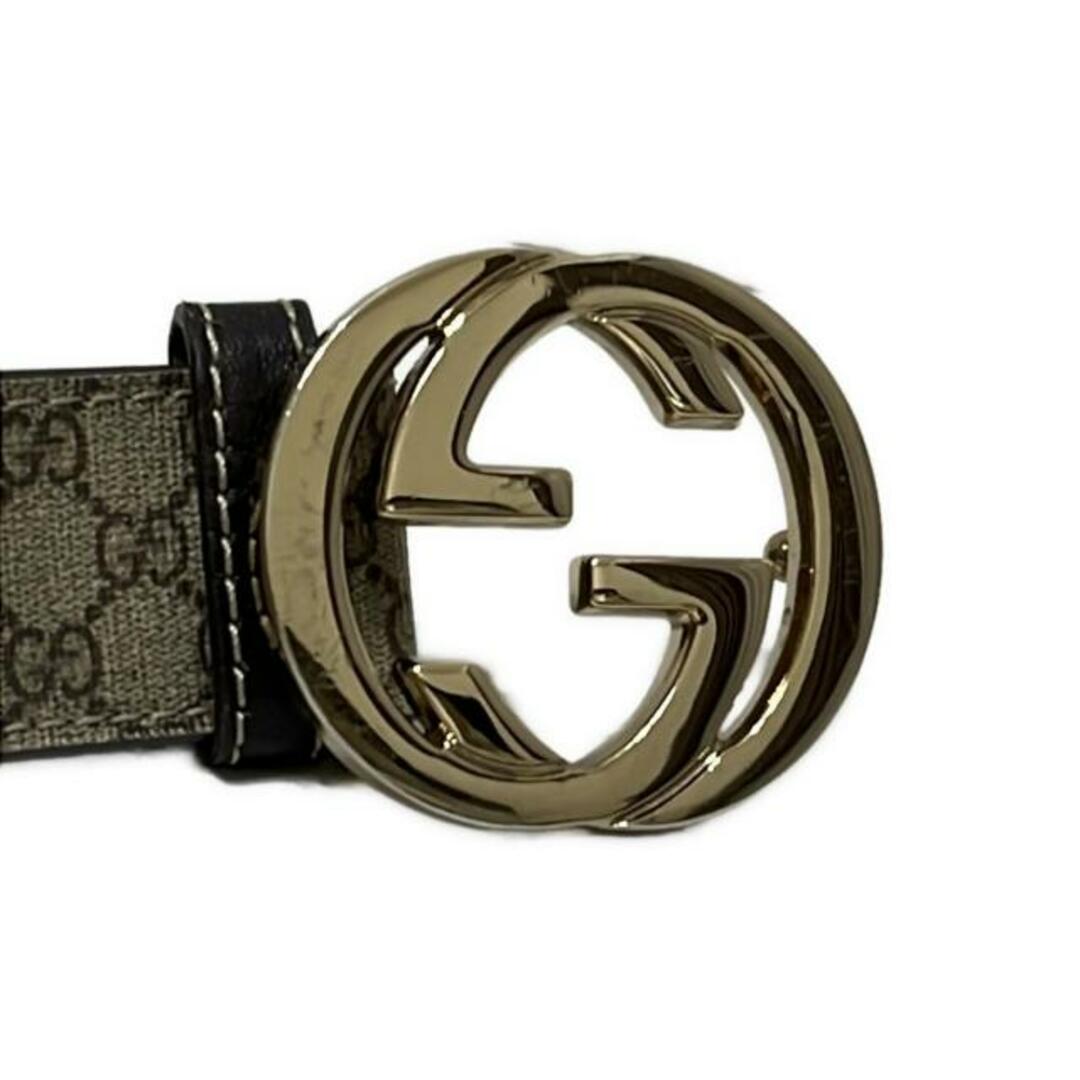 GUCCI - GUCCI(グッチ) ベルト 85/34 - 114874 グレーベージュ GUCCI - GUCCI(グッチ) ベルト 85/34 - 114874 グレーベージュ