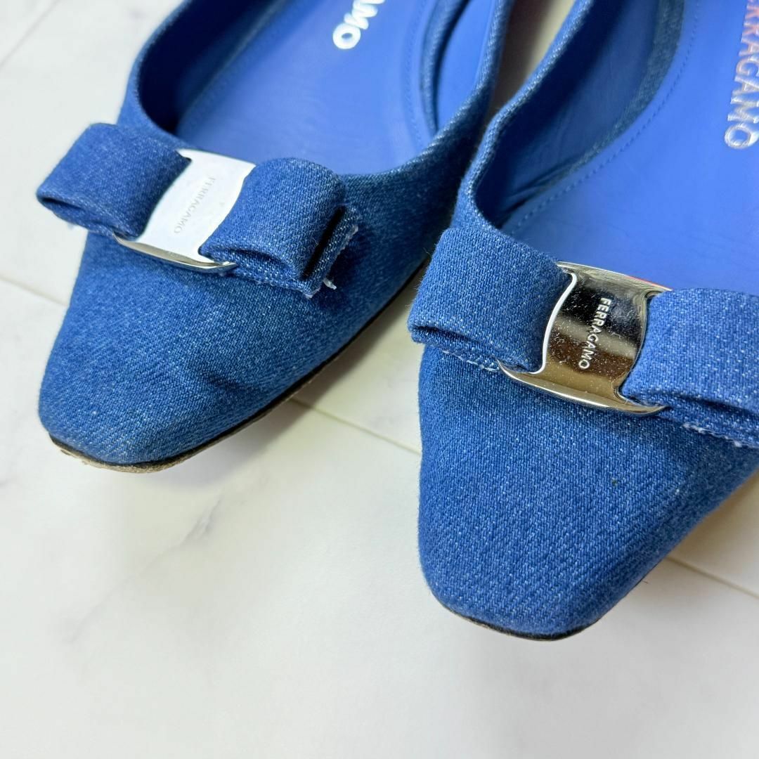 FERRAGAMO - 2023SS 美品 フェラガモ ヴァラリボン バレエ FERRAGAMO - 2023SS 美品 フェラガモ ヴァラリボン バレエ