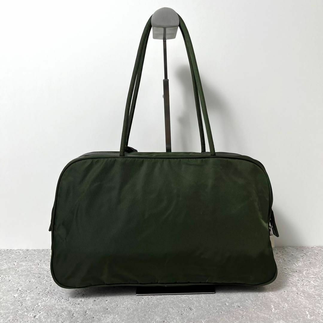 PRADA - 《美品》PRADA プラダ トートバッグ 三角プレート PRADA - 《美品》PRADA プラダ トートバッグ 三角プレート