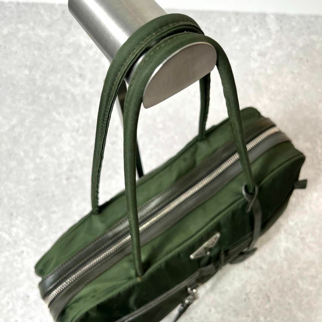 PRADA - 《美品》PRADA プラダ トートバッグ 三角プレート PRADA - 《美品》PRADA プラダ トートバッグ 三角プレート