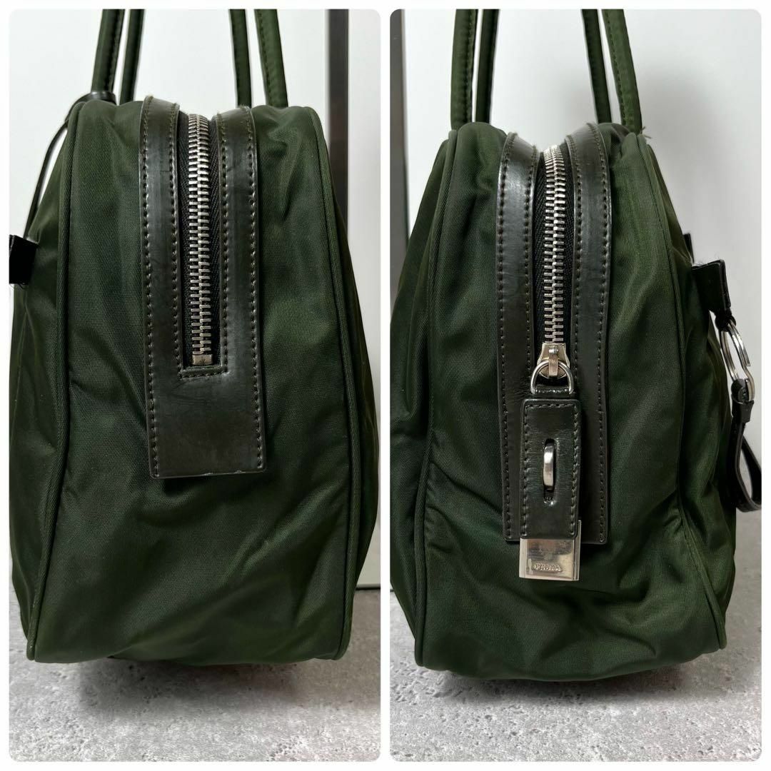PRADA - 《美品》PRADA プラダ トートバッグ 三角プレート PRADA - 《美品》PRADA プラダ トートバッグ 三角プレート