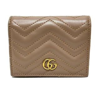 GUCCI - GUCCI(グッチ) 2つ折り財布 GGマーモント 466492 ピンク GUCCI - GUCCI(グッチ) 2つ折り財布 GGマーモント 466492 ピンク