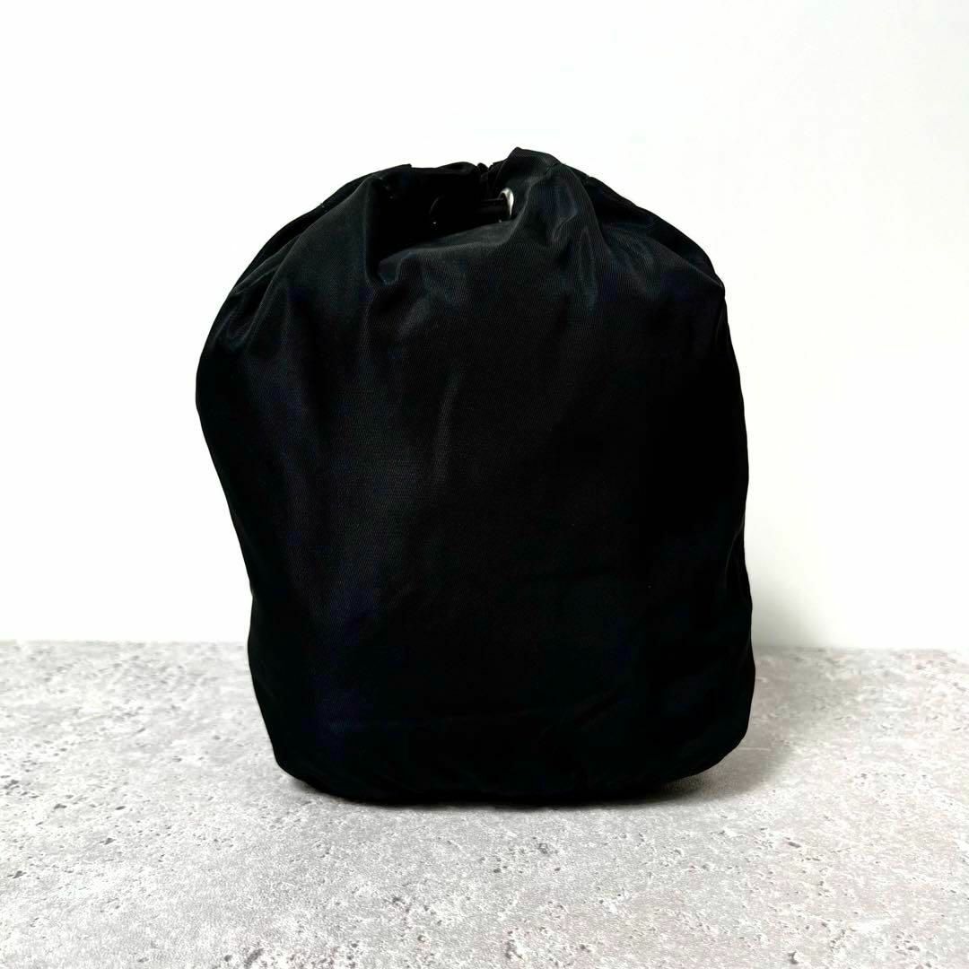 PRADA - 《美品》PRADA プラダ 巾着 ポーチ ハンドバッグ 三角 PRADA - 《美品》PRADA プラダ 巾着 ポーチ ハンドバッグ 三角