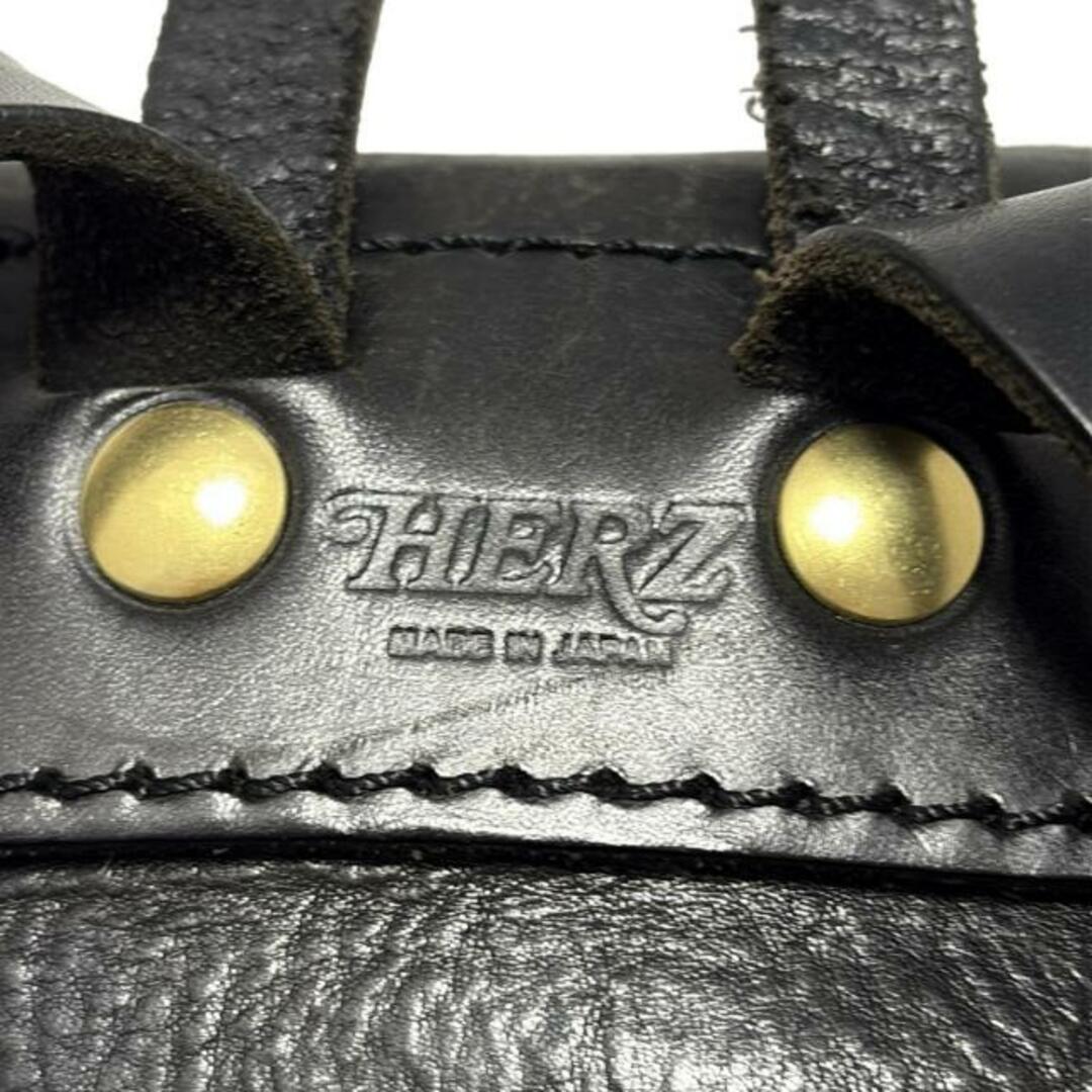 HERZ - HERZ(ヘルツ) リュックサック - 黒 レザーの通販 by HERZ - HERZ(ヘルツ) リュックサック - 黒 レザーの通販 by