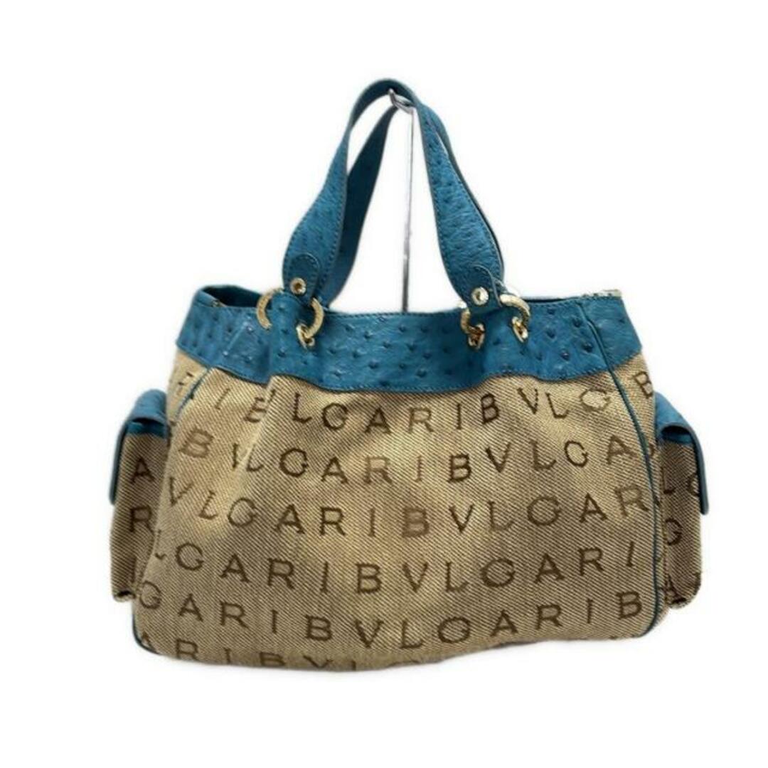 BVLGARI - BVLGARI(ブルガリ) トートバッグ美品 マキシロゴ BVLGARI - BVLGARI(ブルガリ) トートバッグ美品 マキシロゴ