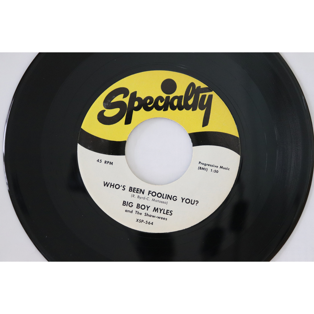 米7” Edgar ”Big Boy” Myles & The Sh Whos Been Fooling You? / That Girl I Married XSP564 Specialty /00080 エンタメ/ホビーのエンタメ その他(その他)の商品写真