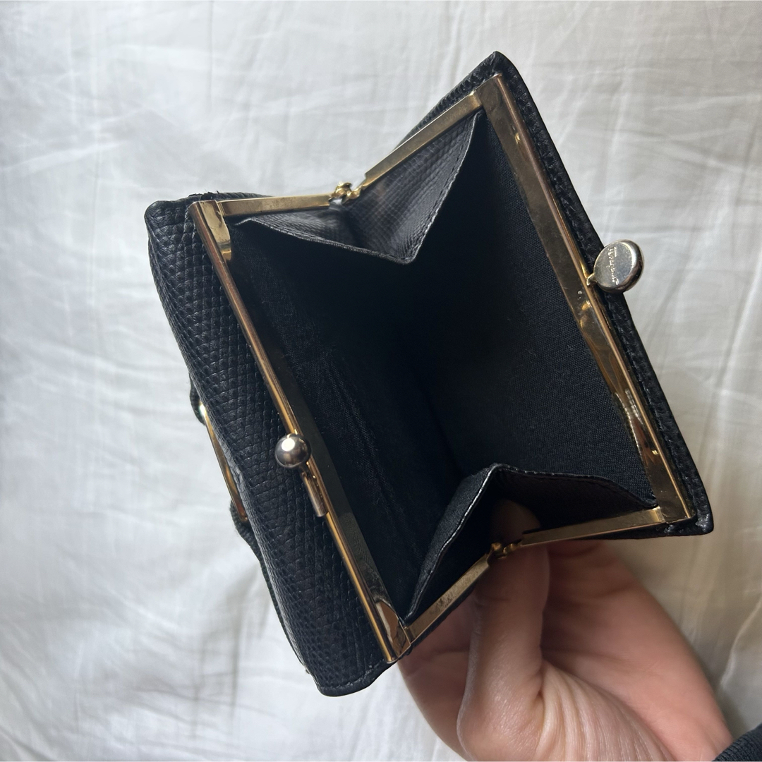 【NEW限定品】 フェラガモ - Ferragamo Salvatore ブラック 三つ折り レザー 小物