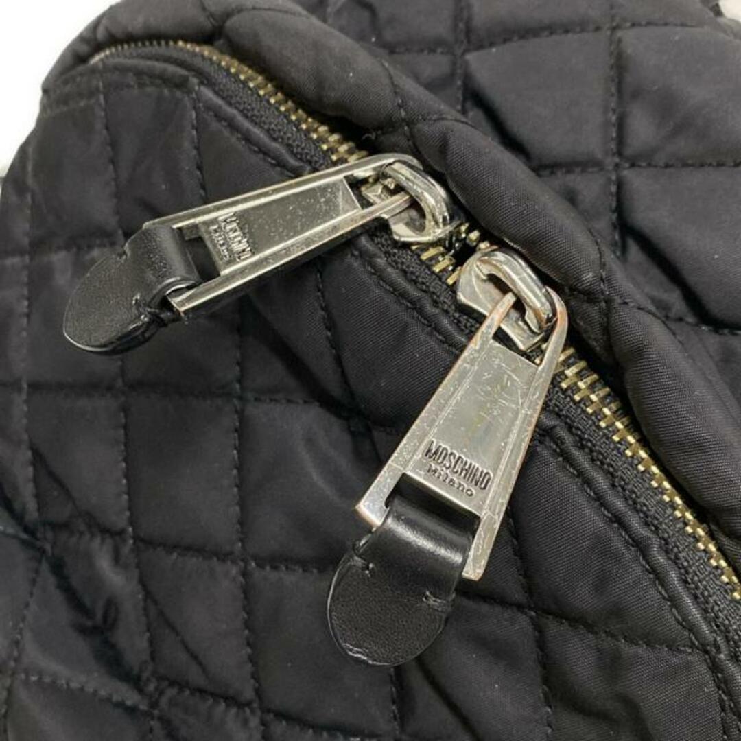 MOSCHINO - MOSCHINO(モスキーノ) リュックサック - 黒 MOSCHINO - MOSCHINO(モスキーノ) リュックサック - 黒