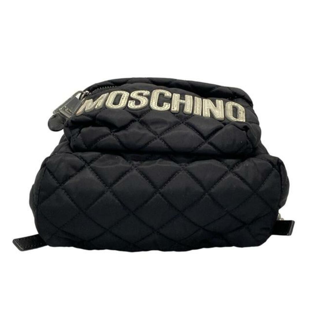 MOSCHINO - MOSCHINO(モスキーノ) リュックサック - 黒 MOSCHINO - MOSCHINO(モスキーノ) リュックサック - 黒