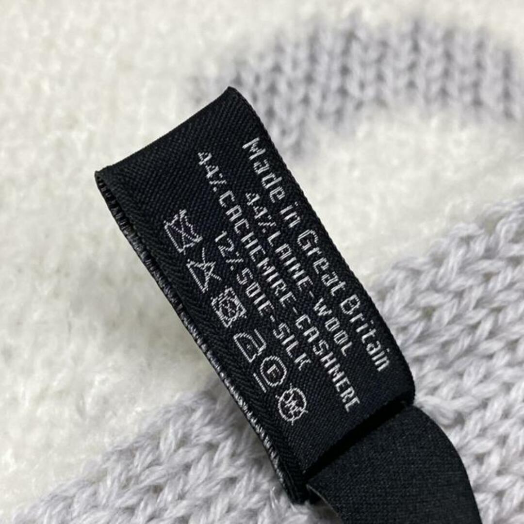 CHANEL - CHANEL(シャネル) マフラー美品 - 白×ライトグレー CHANEL - CHANEL(シャネル) マフラー美品 - 白×ライトグレー