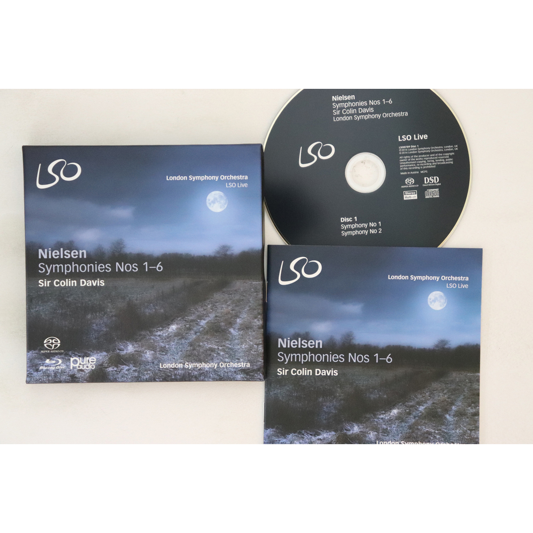 欧4CD Carl Nielsen / Sir Colin Davis Symphonies Nos 1-6 LSO0789 LSO Live /00160 エンタメ/ホビーのCD(クラシック)の商品写真