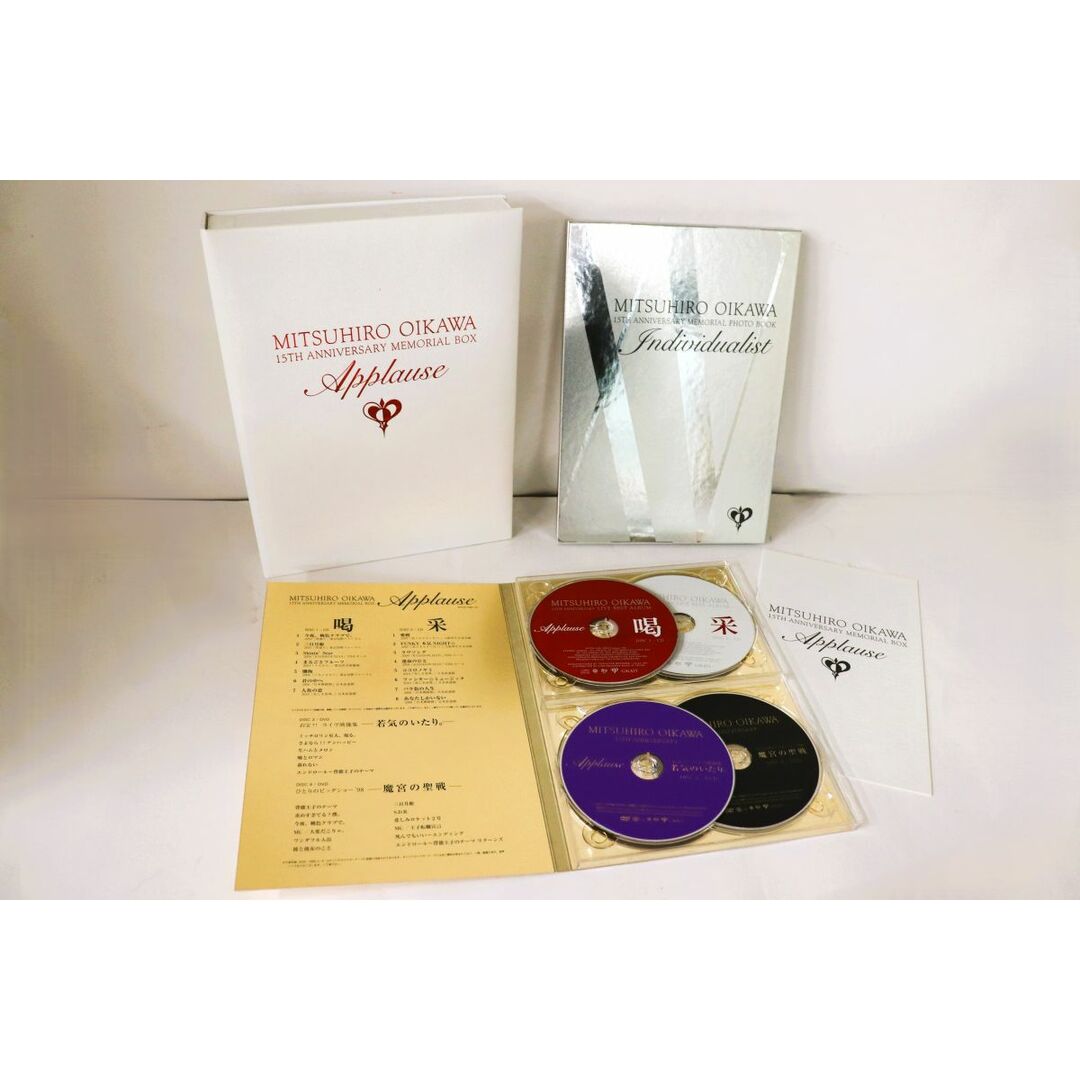 4CD 及川光博 及川光博15周年 メモリアルbox 喝采 WTCS102627PROMO NOT ON LABEL /01600 エンタメ/ホビーのCD(ポップス/ロック(邦楽))の商品写真