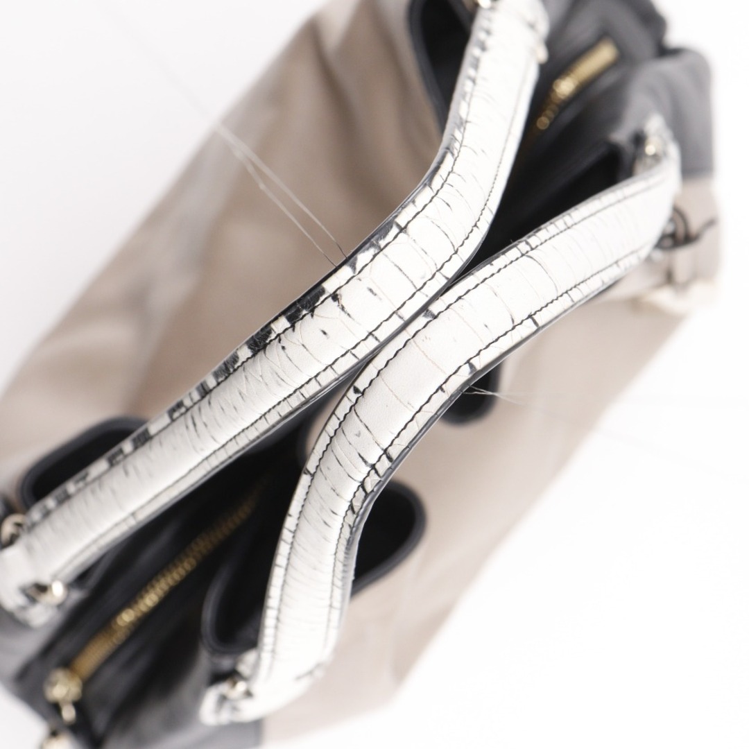 COACH - 【COACH】コーチ レザー ベージュ/黒 レディース トート COACH - 【COACH】コーチ レザー ベージュ/黒 レディース トート