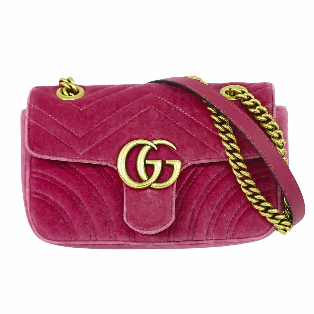 GUCCI - 本物 グッチ GUCCI GGマーモント キルティング チェーン GUCCI - 本物 グッチ GUCCI GGマーモント キルティング チェーン