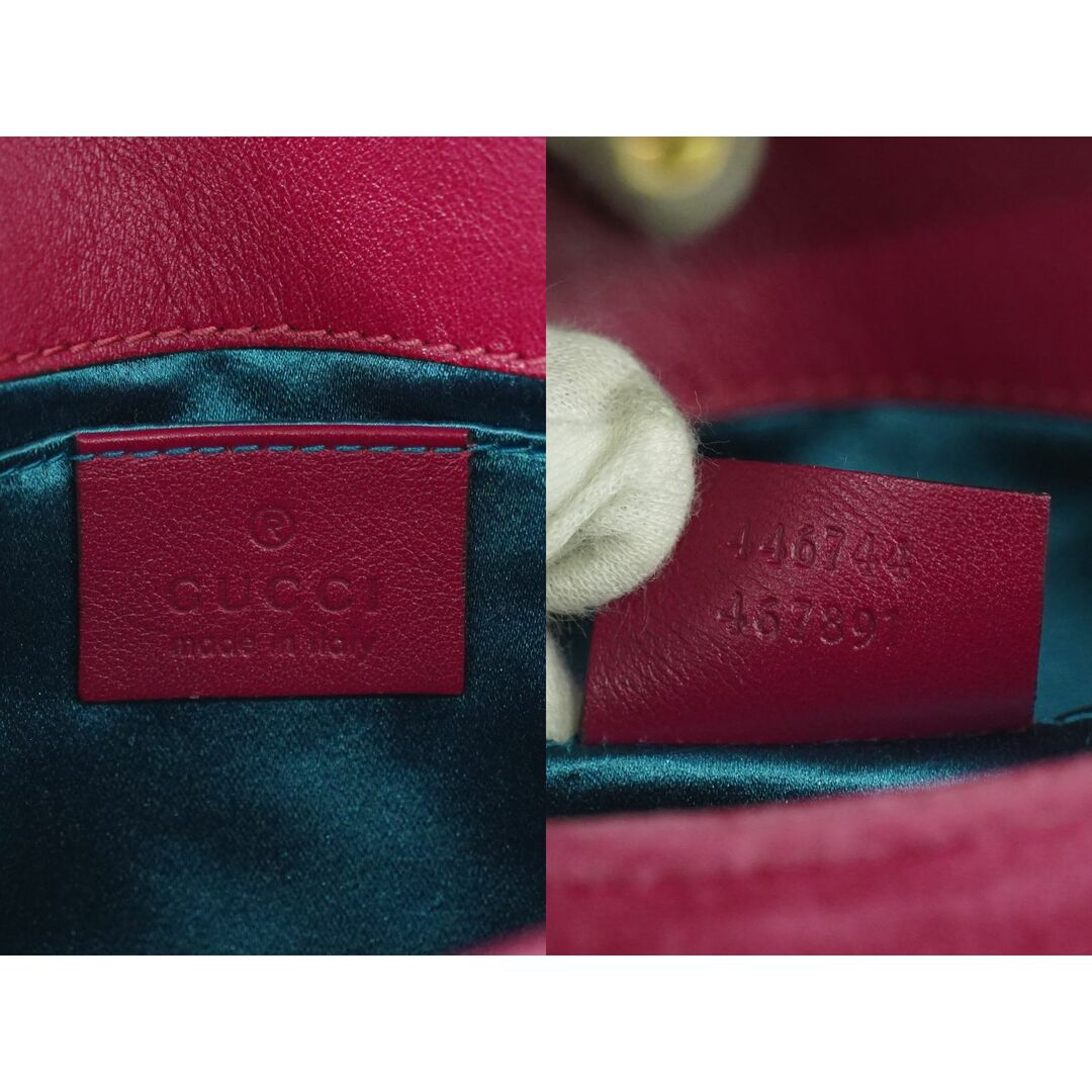 GUCCI - 本物 グッチ GUCCI GGマーモント キルティング チェーン GUCCI - 本物 グッチ GUCCI GGマーモント キルティング チェーン