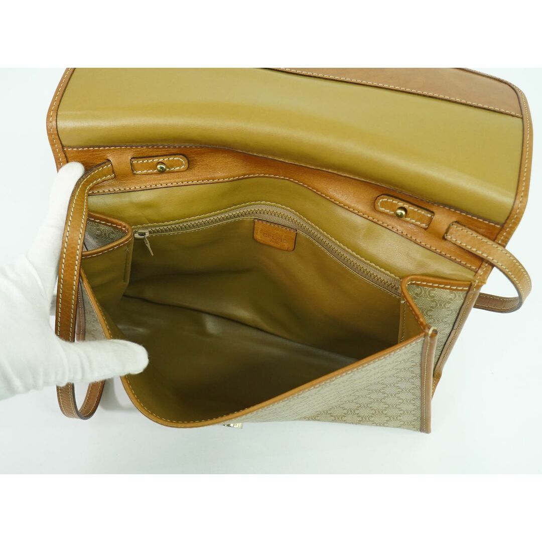 CELINE - 本物 セリーヌ CELINE マカダム 2WAY ショルダーバッグ CELINE - 本物 セリーヌ CELINE マカダム 2WAY ショルダーバッグ